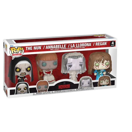 Blister 4 Figuras POP Warner Bros Horror