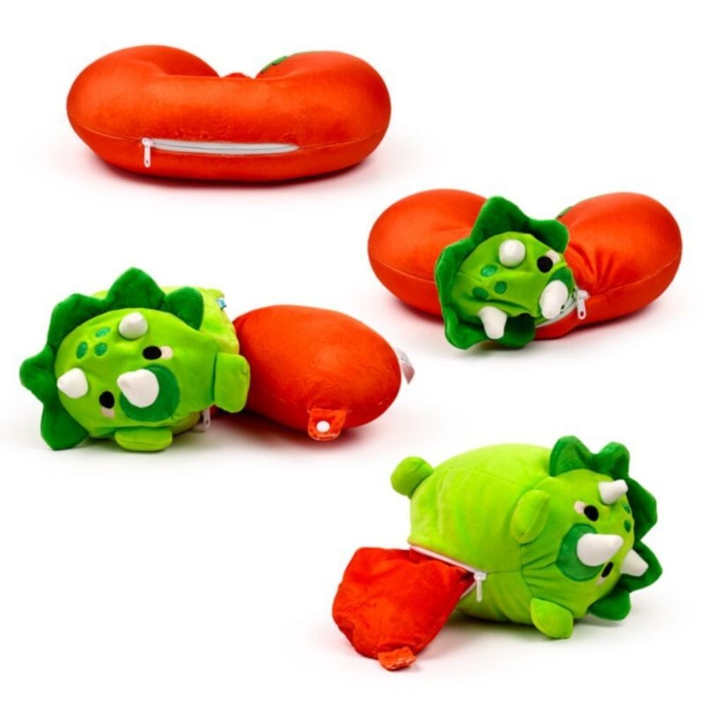 Almohada viaje + peluche Swapseazzz Dinosaurio Adorasaurs